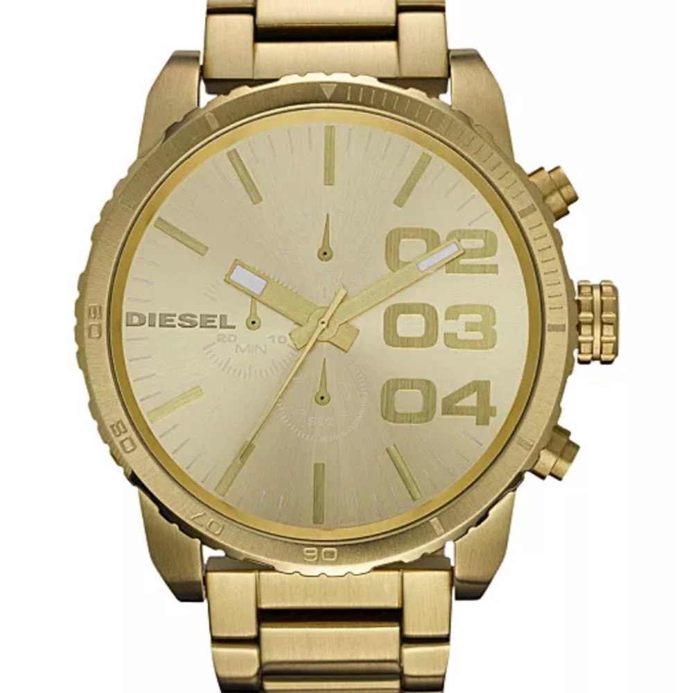 Diesel gold watch